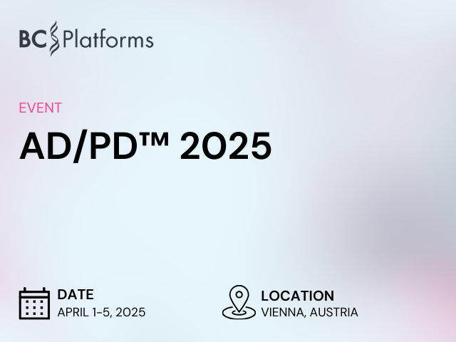 AD/PD™ 2025 International Conference on Alzheimer’s and Parkinson’s Diseases and related neurological disorders