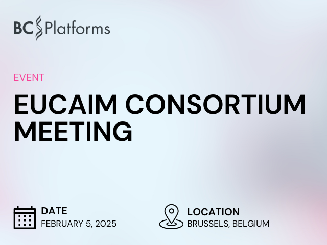 EUCAIM Consortium Meeting