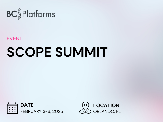 SCOPE Summit